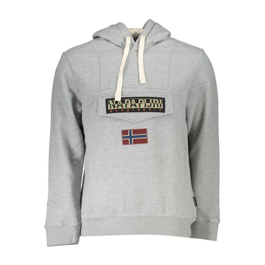 Napapijri Gray Cotton Sweater