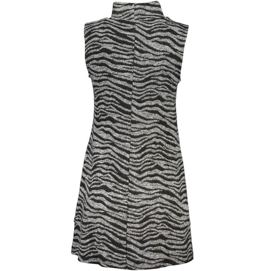 Desigual Black Polyester Dress DE-24873-XL