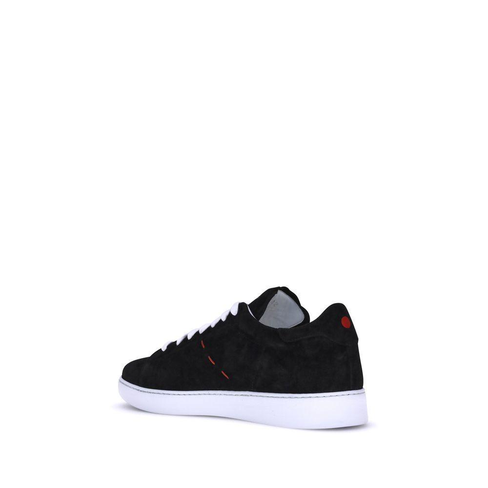 Kiton Leather Sneakers KI-USSA068N0130204001NERO-EU40/US7