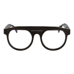 Yohji Yamamoto Brown Men Glasses Frame, full-rim plastic, panto style, size 52-20-145 with branded soft case