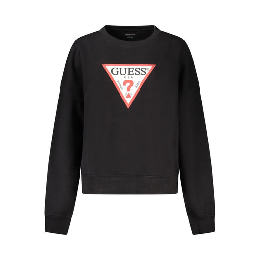 Guess Jeans Black Cotton Sweater GU-39028-L