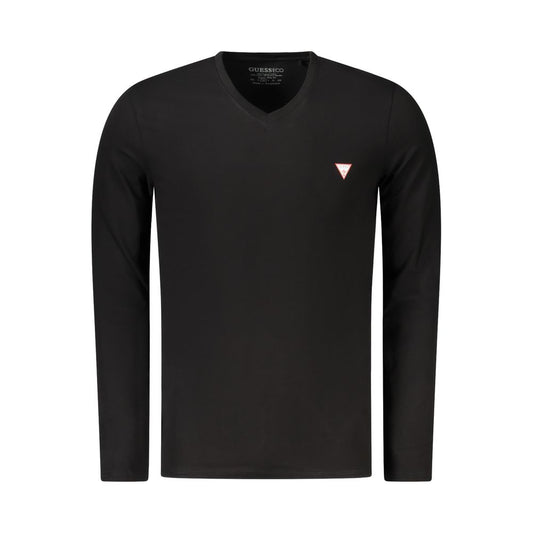 Guess Jeans Black Cotton T-Shirt GU-39051-M