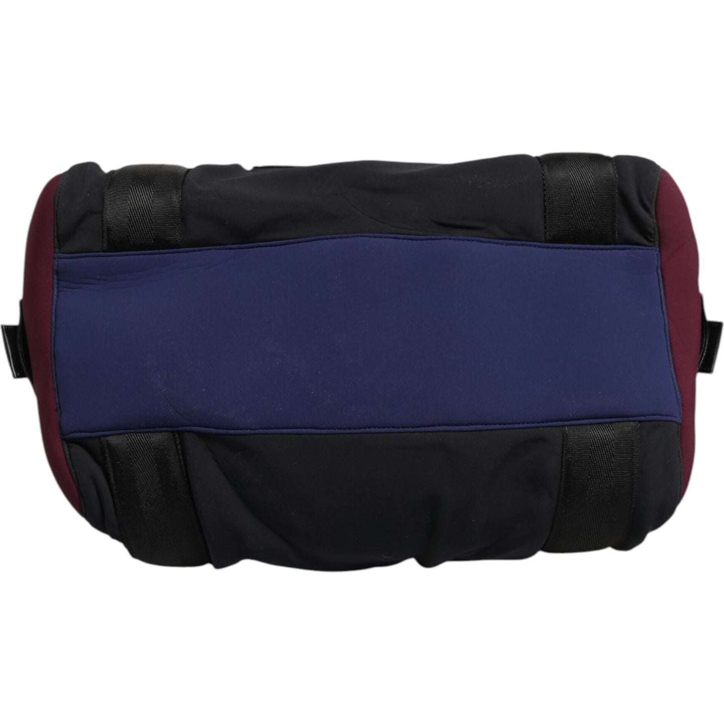 Dolce & Gabbana Black Maroon Hand Shoulder Duffel Travel Bag BAG4643