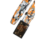 Dolce & Gabbana Multicolor Camouflage Metal Logo Buckle Belt BEL9485-90