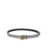 Dolce & Gabbana Silver Logo Engraved Metal Waist Buckle Belt WMB540-75