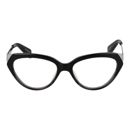 Yohji Yamamoto Black Unisex Glasses Frame