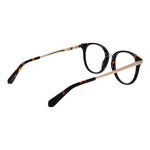 Guess Brown Unisex Glasses Frame with round acetate full-rim design and demo lenses, featuring a spring hinge for comfort and style.