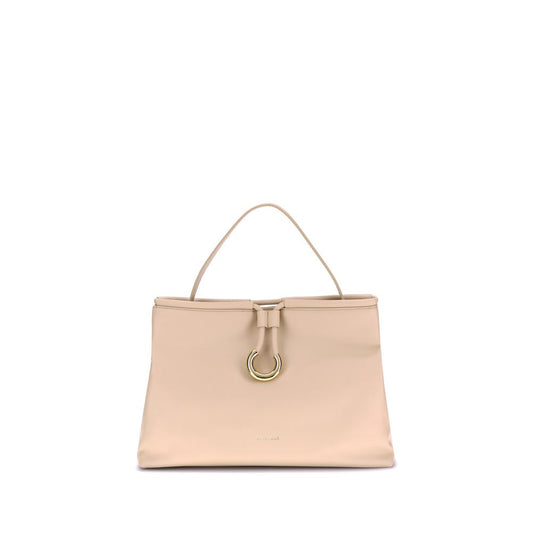 Coccinelle Cream Calf Leather Bos Taurus Handbag