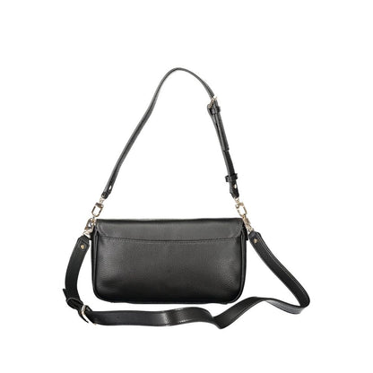Guess Jeans Black Polyethylene Women Handbag with adjustable shoulder strap