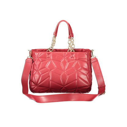 Mario Valentino Red Polyethylene Handbag