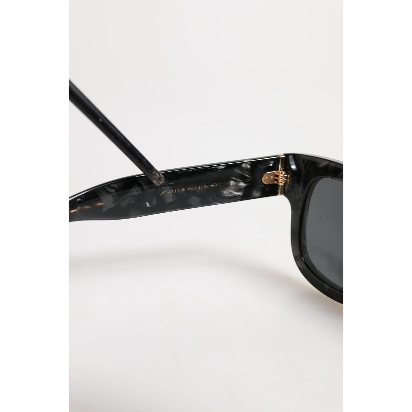 Dolce & Gabbana Pearl White Acetate Frame Domenico Deep Shades Sunglasses GLA1347