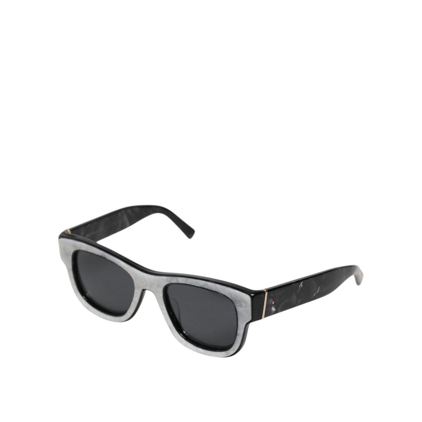 Dolce & Gabbana Pearl White Acetate Frame DG4379 Domenico Shade Sunglasses GLA1348