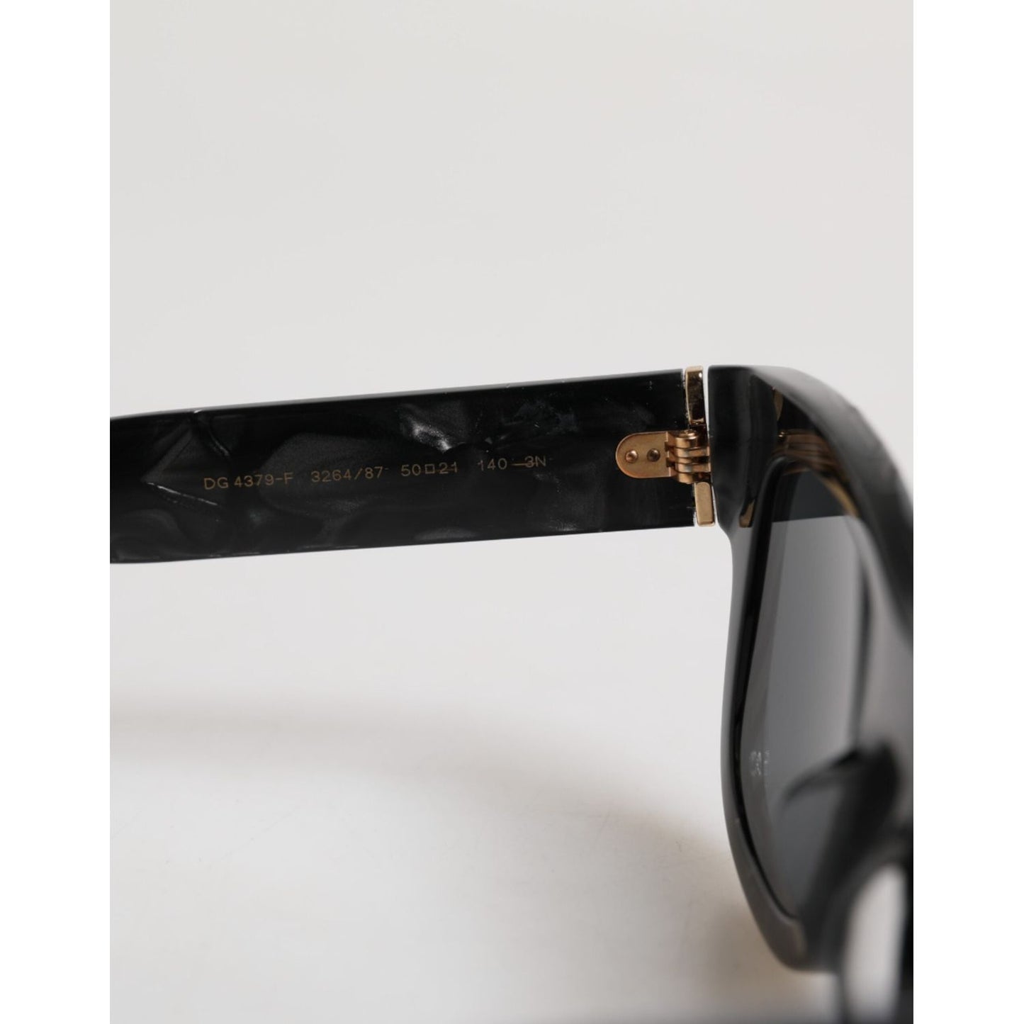 Dolce & Gabbana Pearl White Acetate Frame DG4379 Domenico Shade Sunglasses GLA1348