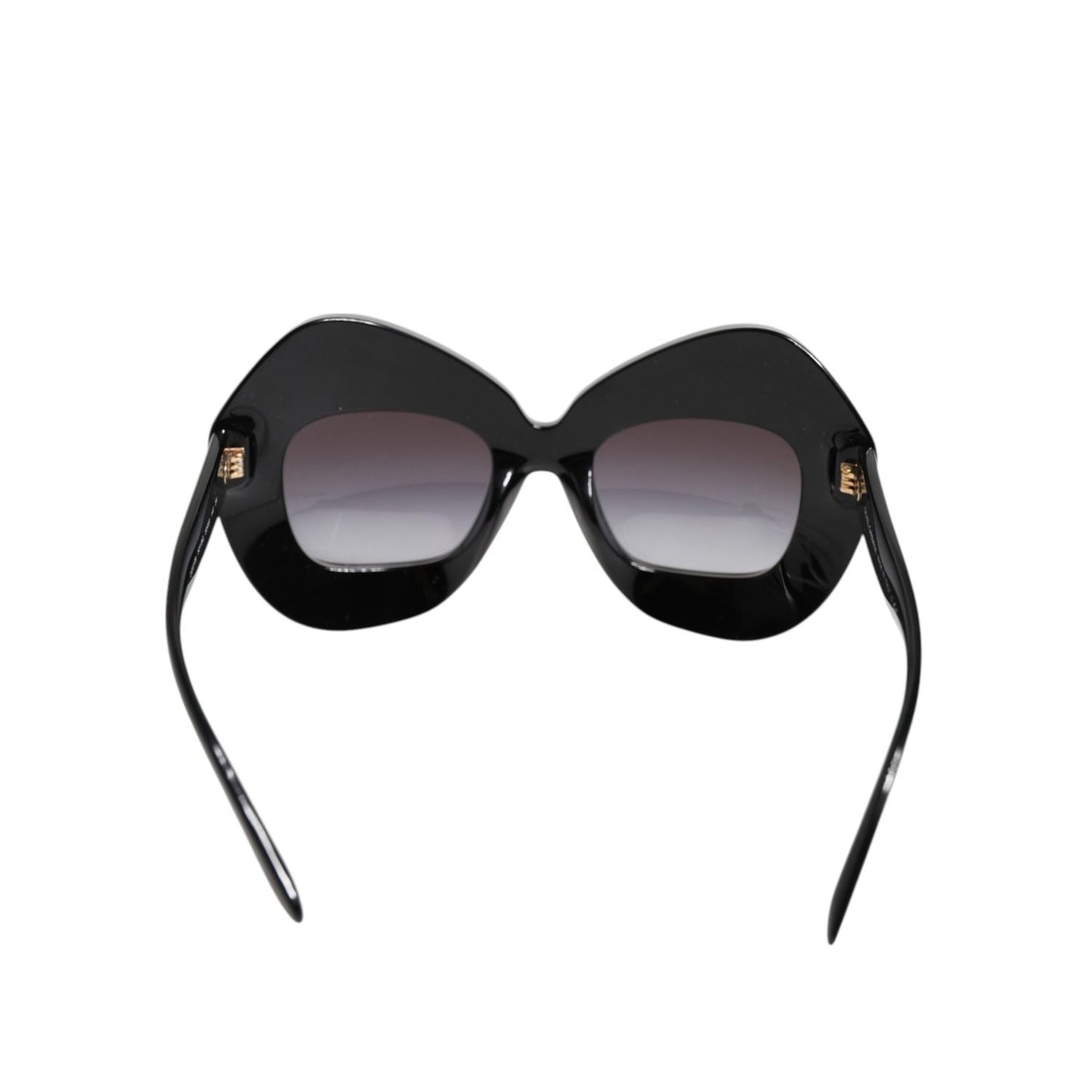 Dolce & Gabbana Black White PIED DE POULE Print Oversized Shades Sunglasses GLA1351