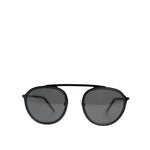 Dolce & Gabbana Matte Black DG2276 Metal Rim Round Shades Sunglasses GLA1359