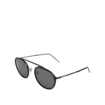 Dolce & Gabbana Matte Black DG2276 Metal Rim Round Shades Sunglasses GLA1359