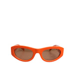 Dolce & Gabbana Orange Reborn To Live Oval Frame Logo Eyewear Sunglasses GLA1361