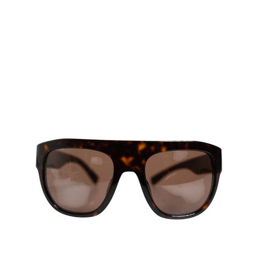 Dolce & Gabbana Dark Brown Havana DG4398F Square Frame Eyewear Sunglasses