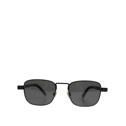 Dolce & Gabbana Black Metal Frame Square Lenses DG2222 Eyewear Sunglasses