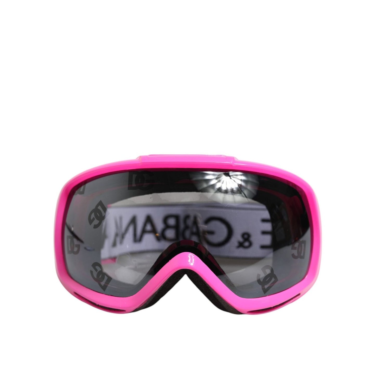 Dolce & Gabbana Fuchsia Pink Logo Ski Goggles DG6182 Mask Sunglasses GLA1390