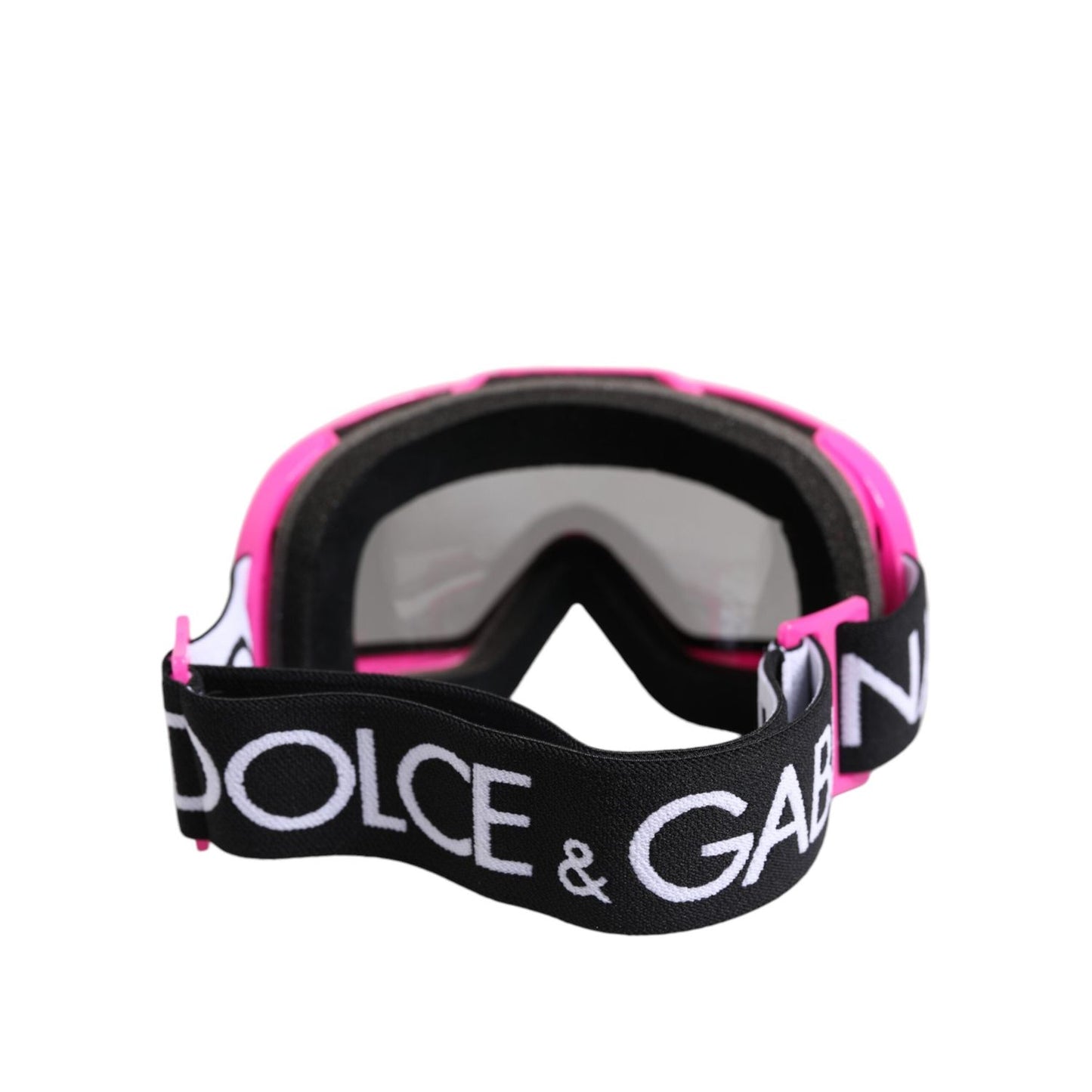 Dolce & Gabbana Fuchsia Pink Logo Ski Goggles DG6182 Mask Sunglasses GLA1390