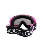 Dolce & Gabbana Fuchsia Pink Logo Ski Goggles DG6182 Mask Sunglasses GLA1390