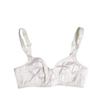 Dolce & Gabbana White Silk Balconette Non Wire Bra Underwear BIK1445-2