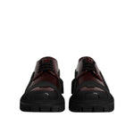 Dolce & Gabbana Red Leather Lace Up Trekking Dress Shoes MV7582-39