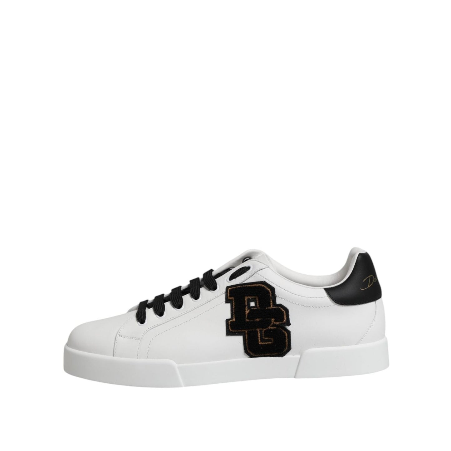 Dolce & Gabbana White DG Logo Portofino Low Top Sneakers Shoes