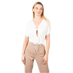 PINKO White Viscose Tops & T-Shirt PI-15093-M