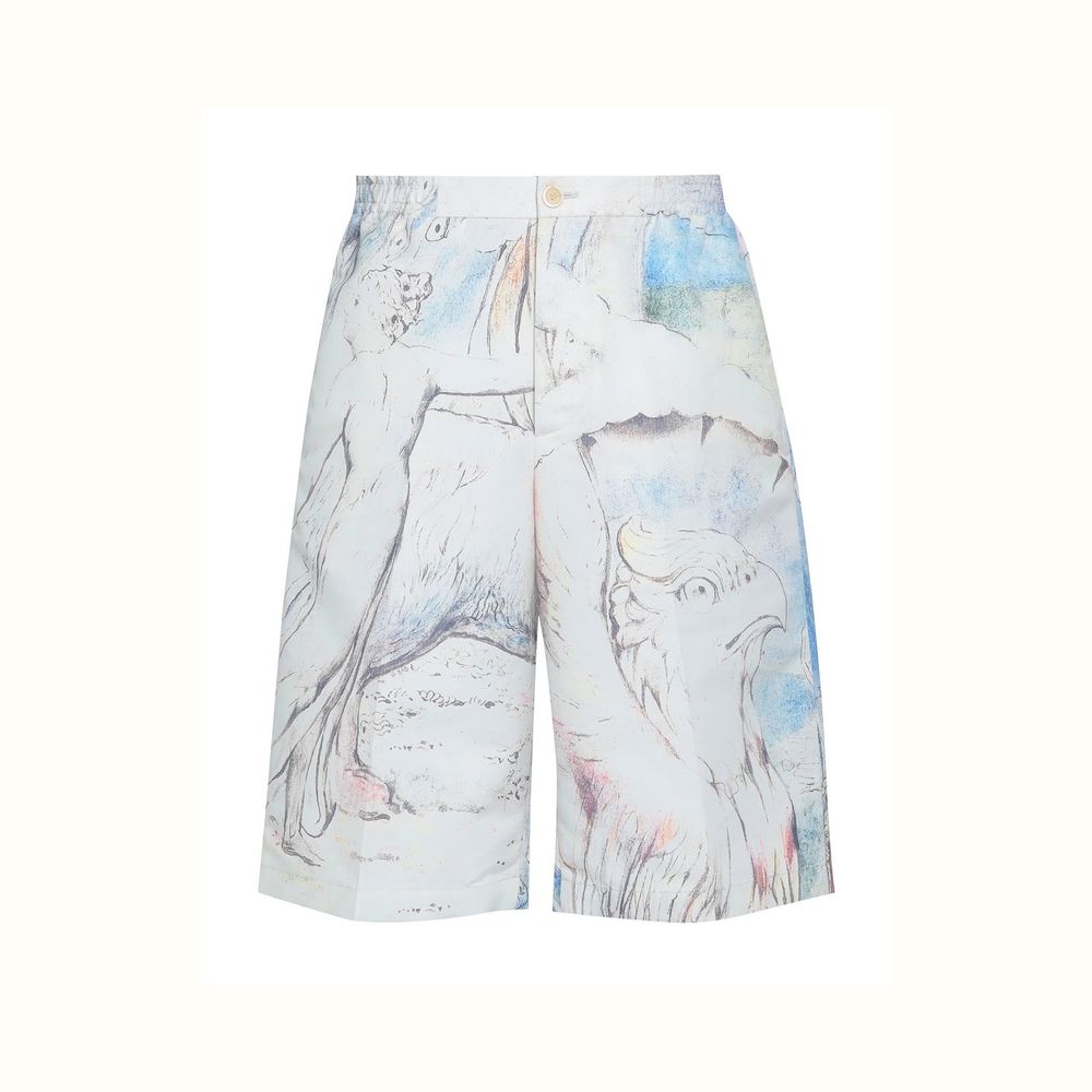 Alexander McQueen Beige Polyester Shorts