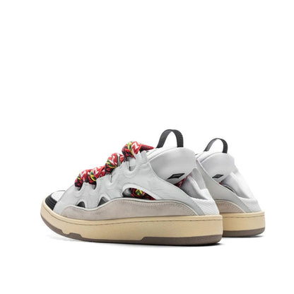 Lanvin White Calfskin Platform Sneakers