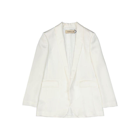 BLANCA VITA Satin Effect Jacket BL-8735248613588-40