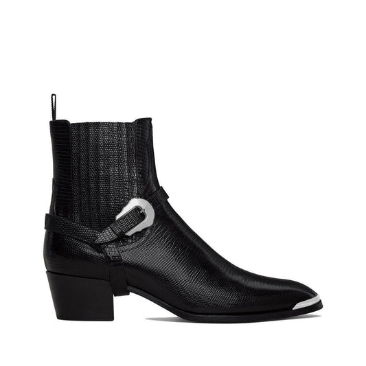 Celine Western Chelsea Isaac Harness Boots CE-8735320309972-EU45/US12