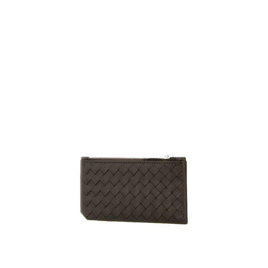 Bottega Veneta Intrecciato Leather Card Holder BO-8770063401172