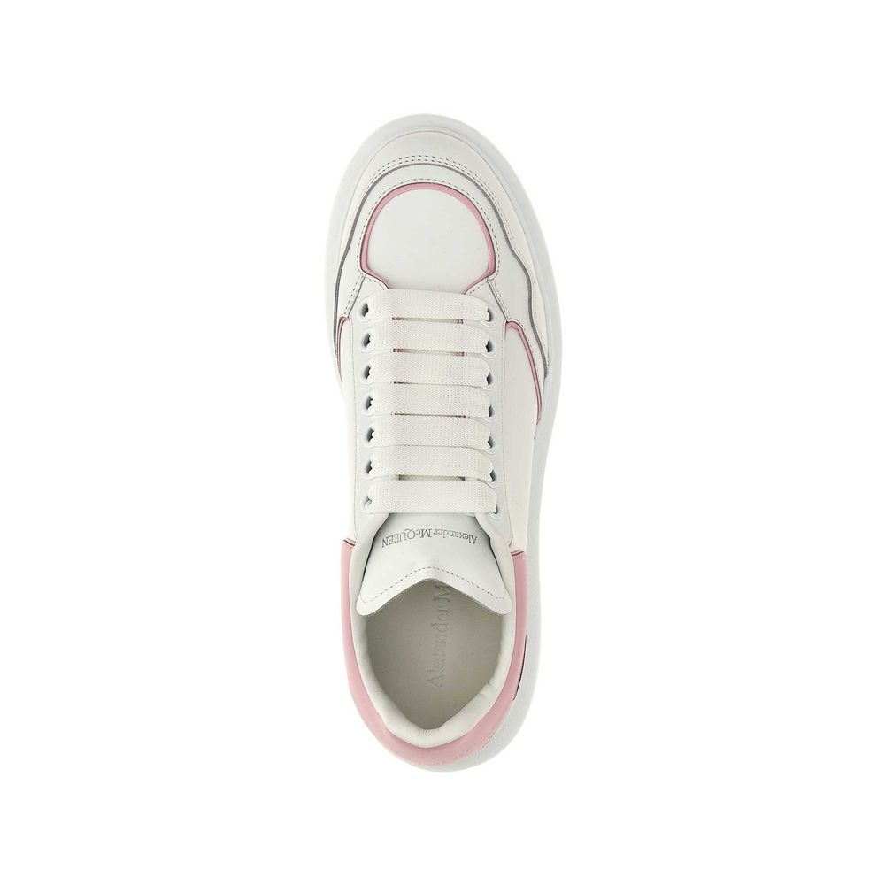 Alexander McQueen White Calfskin Low Top Sneakers