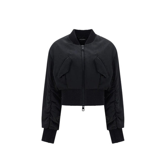 Dolce & Gabbana Cropped Bomber Jacket DO-8735405670612-40