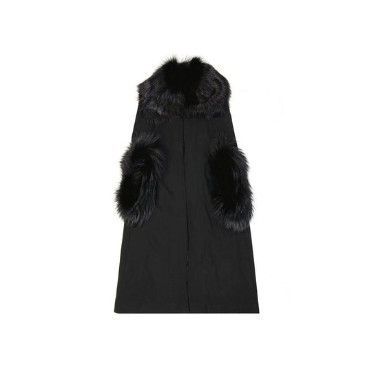Dolce & Gabbana Fur Long Coat DO-8735410028756-40