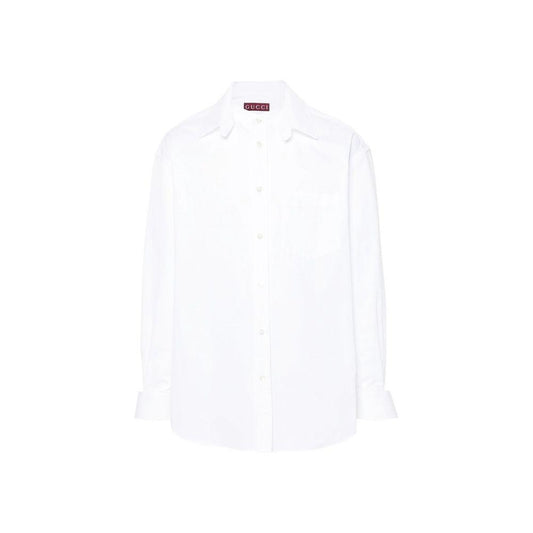 Gucci Cotton Logo Shirt GU-8775472382164-48 | M