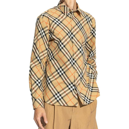 Burberry Checked Plaid Shirt BU-8776400896212-XL