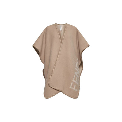 Fendi Beige Cashmere Poncho