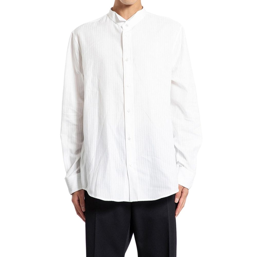 Celine White Cotton Dress Shirt