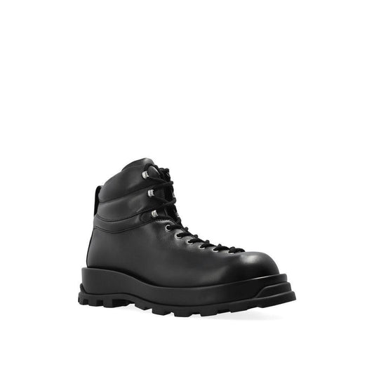Jil Sander Leather Ankle Boots JI-8783678767316-EU42/US9