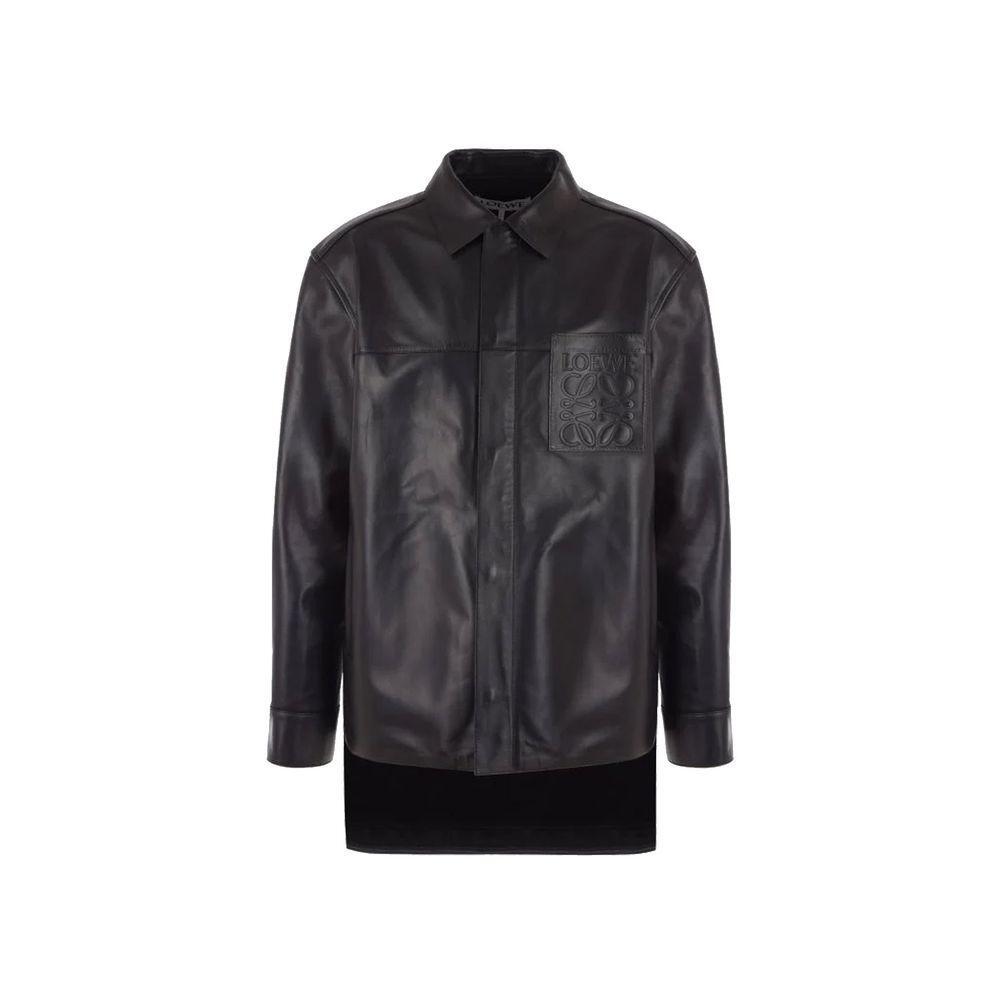 Loewe Leather Jacket LO-8735509905620-IT52 | XL