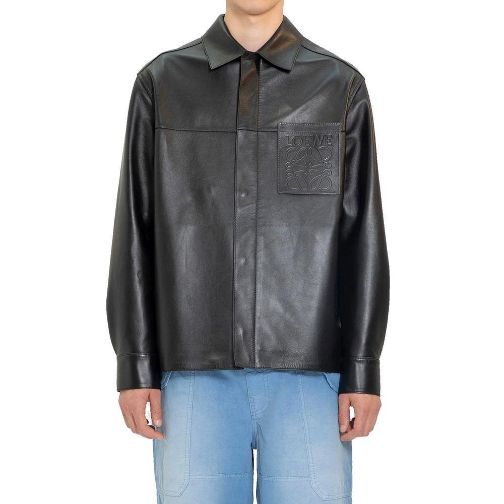 Loewe Leather Jacket LO-8735509905620-IT52 | XL