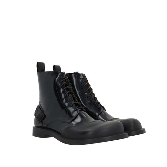 Loewe Leather Lace-Up Boots LO-8735509938388-EU42/US9