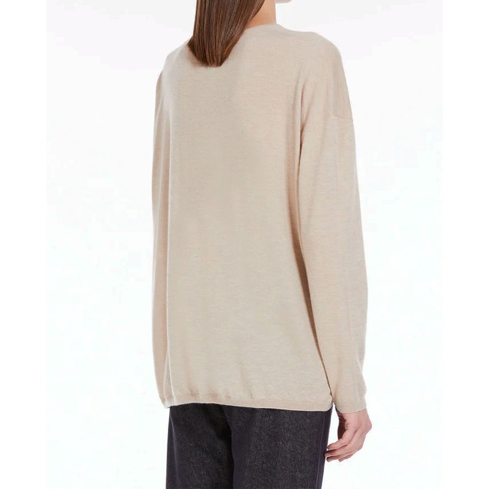 Max Mara Beige Cashmere Cashmere Sweater