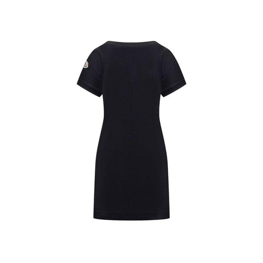 Moncler Cotton Logo Mini Dress MO-8735528354004-S