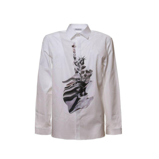 Neil Barrett State Of Liberty Cotton Shirt NE-8735534776532-39
