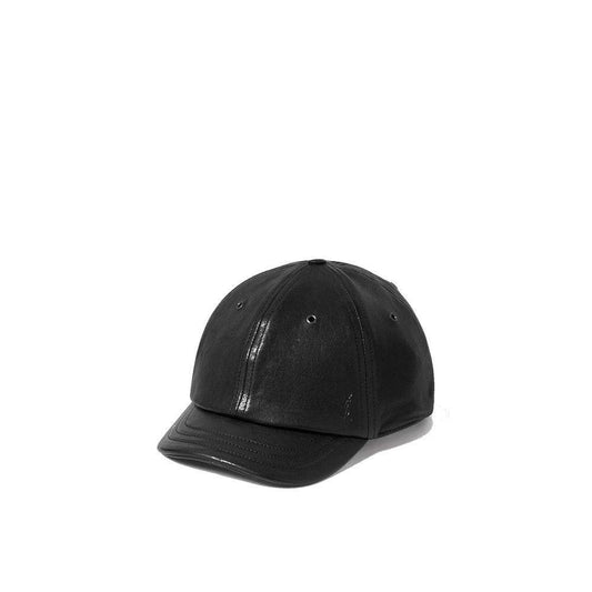 Saint Laurent Cassandre Leather Cap SA-8735556632788-59 CM|L
